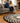 Black Mandala Round Hand Tufted Wool Rug