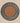Brown Greek Key Round Hand Tufted Wool Rug