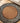 Brown Greek Key Round Hand Tufted Wool Rug