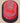Red Abstract Arch Hand Tufted Wool Rug