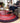 Red Abstract Arch Hand Tufted Wool Rug