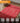 Crimson Chevron Knitted Rug
