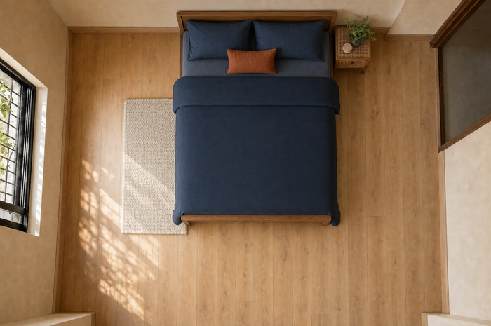 3 × 5 ft rug placed in a Bedside · Kids room · Balcony