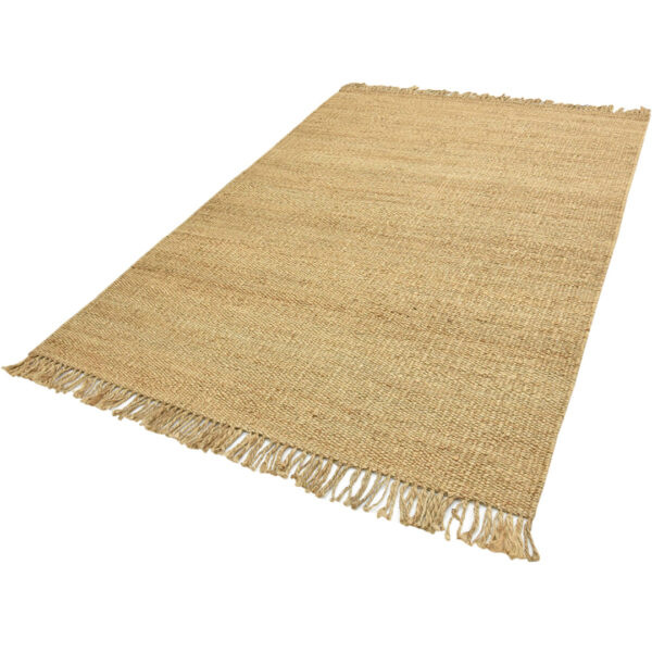 Hand-Woven Natural Jute Rug for Home Decor