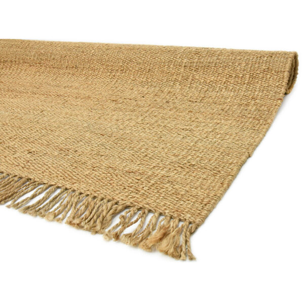 Hand-Woven Natural Jute Rug for Home Decor