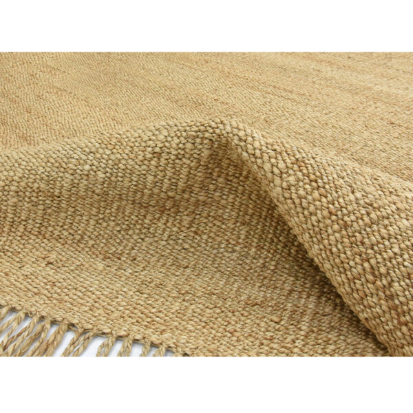 Hand-Woven Natural Jute Rug for Home Decor