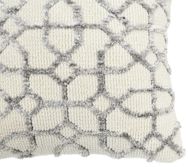 Microfiber Soft Cushion Beige Silver Color