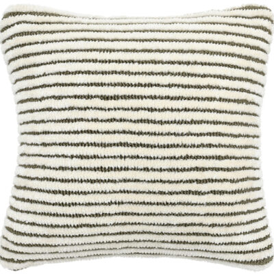 Microfiber Soft Cushion Ivory Olive Color