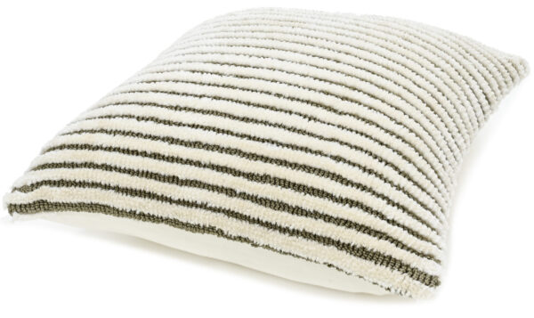 Microfiber Soft Cushion Ivory Olive Color