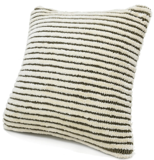 Microfiber Soft Cushion Ivory Olive Color