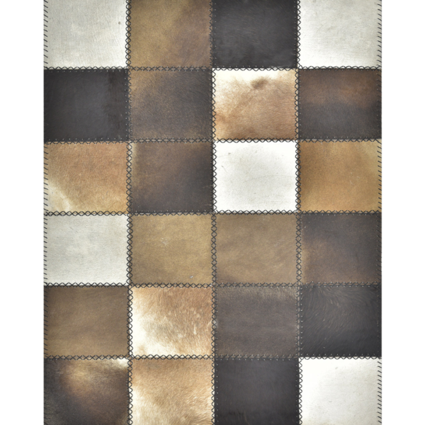 Leather Rug Brown Color