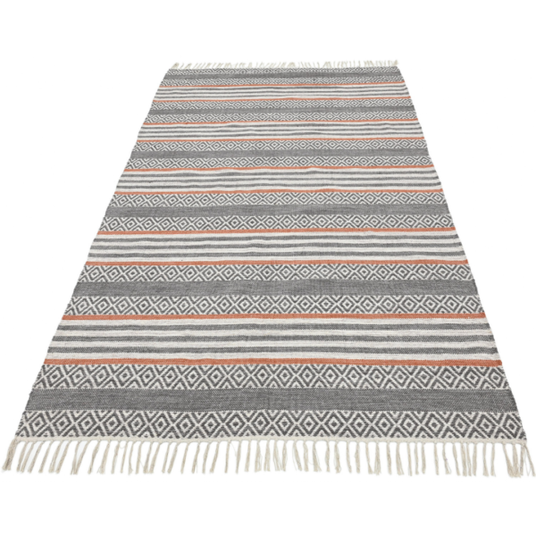 Cotton Dhurrie Rug Reversible Carpet