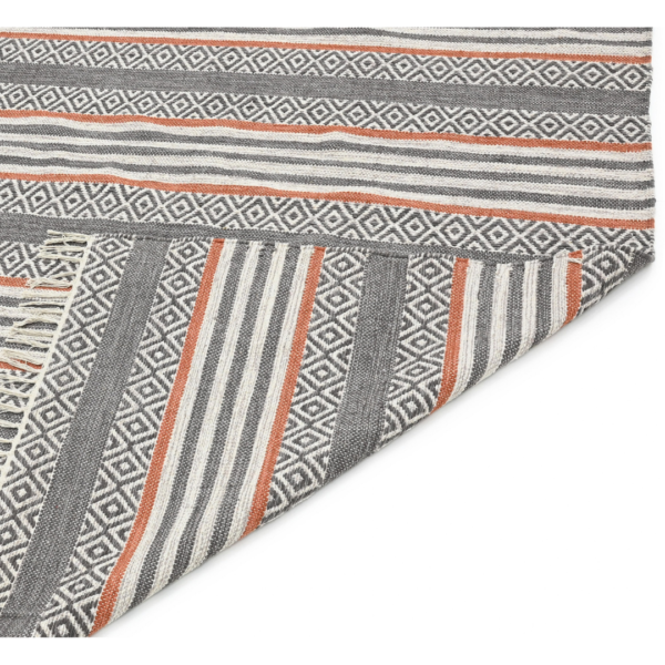 Cotton Dhurrie Rug Reversible Carpet