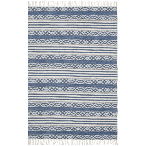 Cotton Dhurrie Rug Reversible Carpet