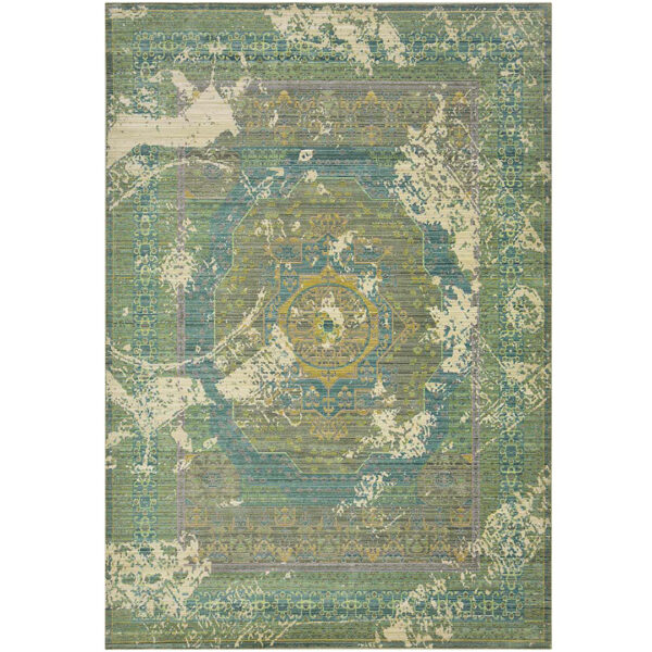 Woven Rugs Green Color