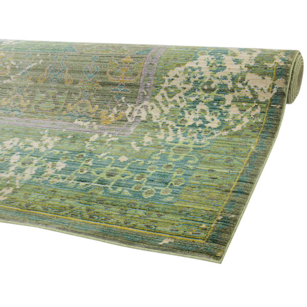 Woven Rugs Green Color