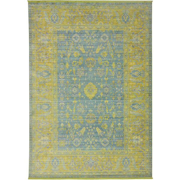 Woven Rugs Green Color