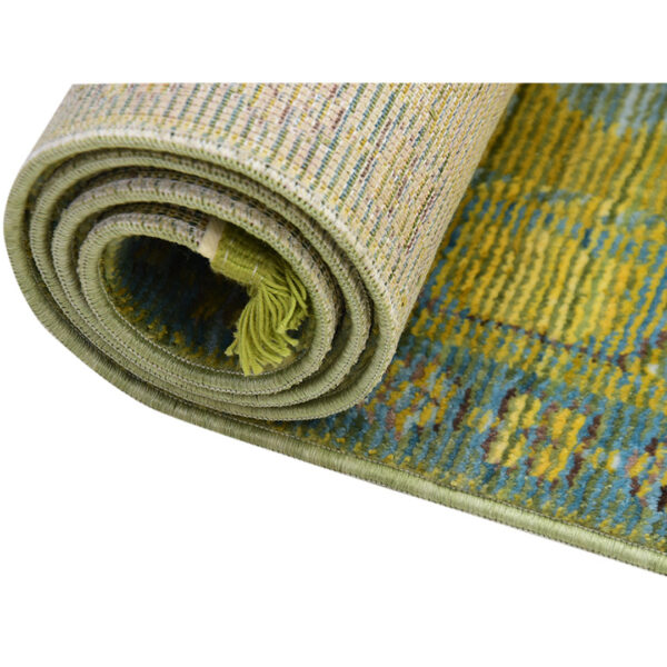 Woven Rugs Green Color