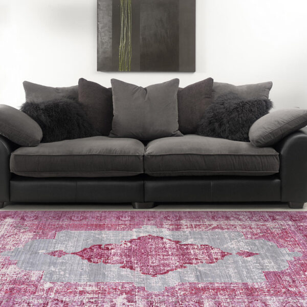 Woven Rugs Pink Color