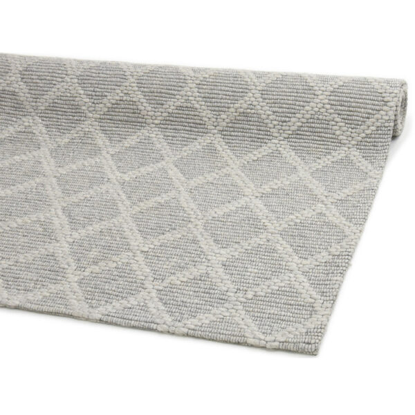 Modern Jaquard Woolen Grey Carpet