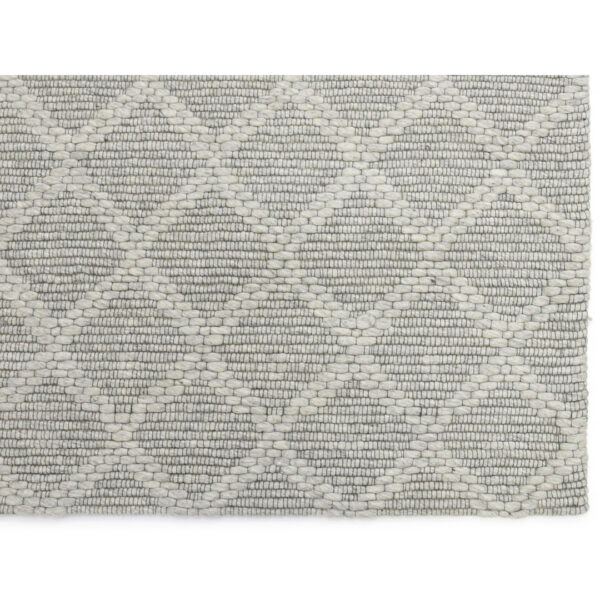 Modern Jaquard Woolen Grey Carpet