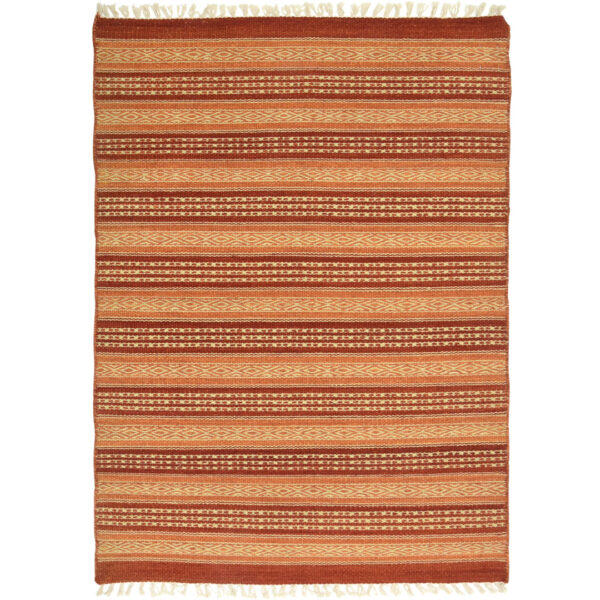 Kilim Rugs Orange Red Color