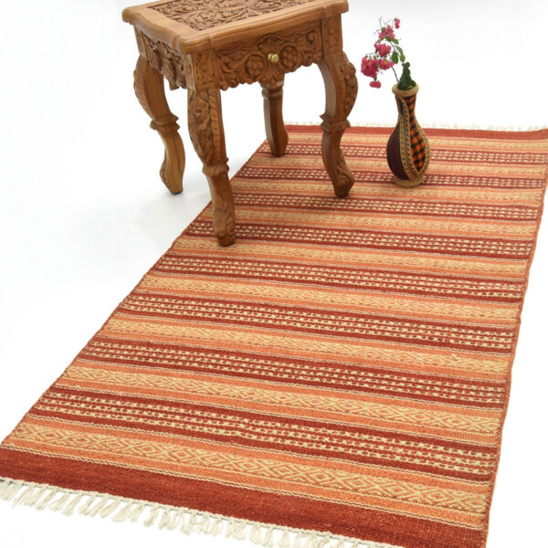 Kilim Rugs Orange Red Color