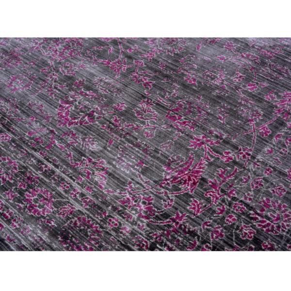 Woven Rugs Grey Pink Color