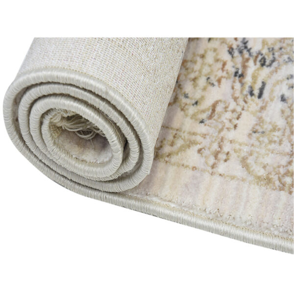 Woven Rugs Cream Grey Color