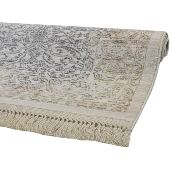 Woven Rugs Cream Grey Color