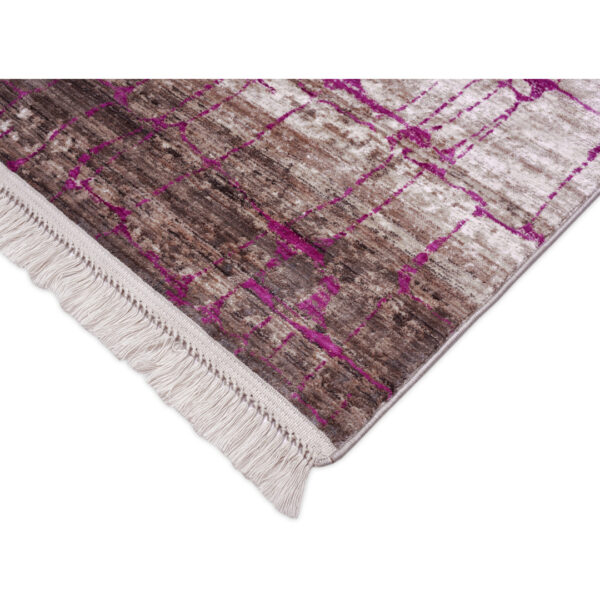Woven Rugs Cream Pink Color