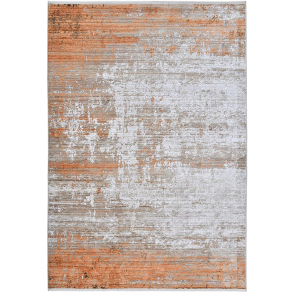 Woven Rugs Cream Orange Color