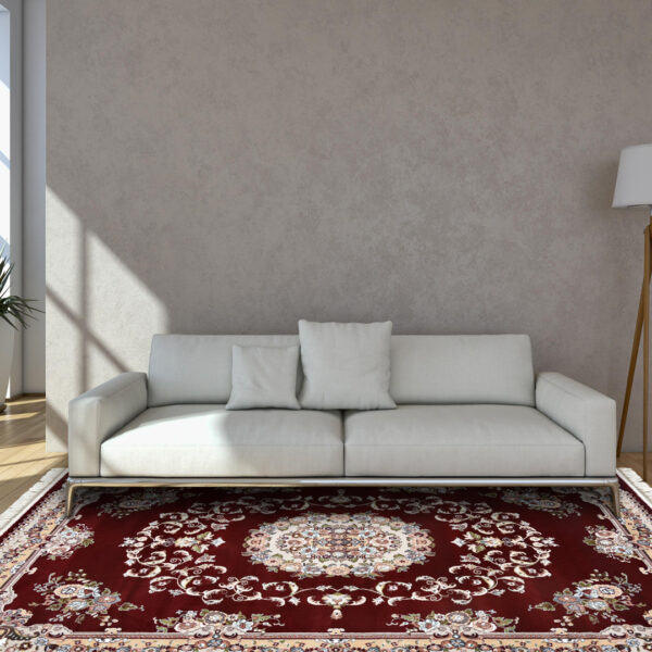 Woven Rugs Red Color