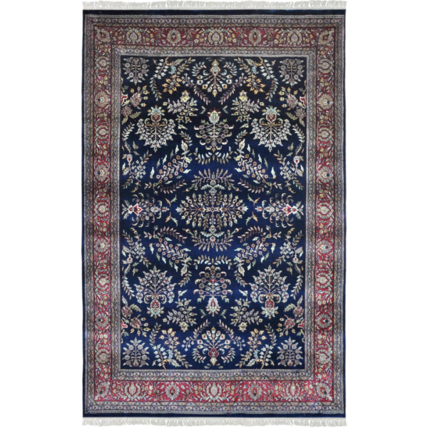 Sarough Rugs Blue Red Color