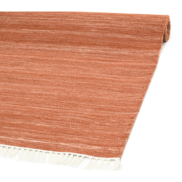 Handcrafted Simon Rug Rust Color