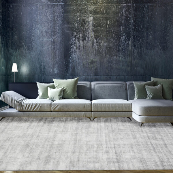 Aura De Luxe Silver Premium Rugs