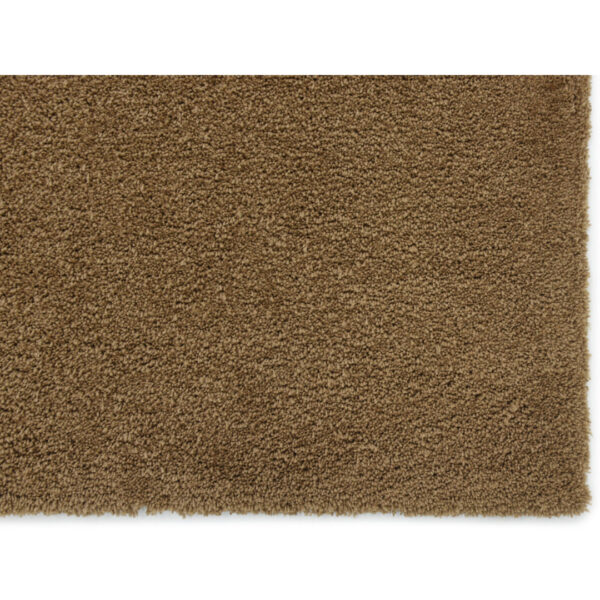 Modern Fluffy Microfiber Shaggy Rugs Dark Beige Color