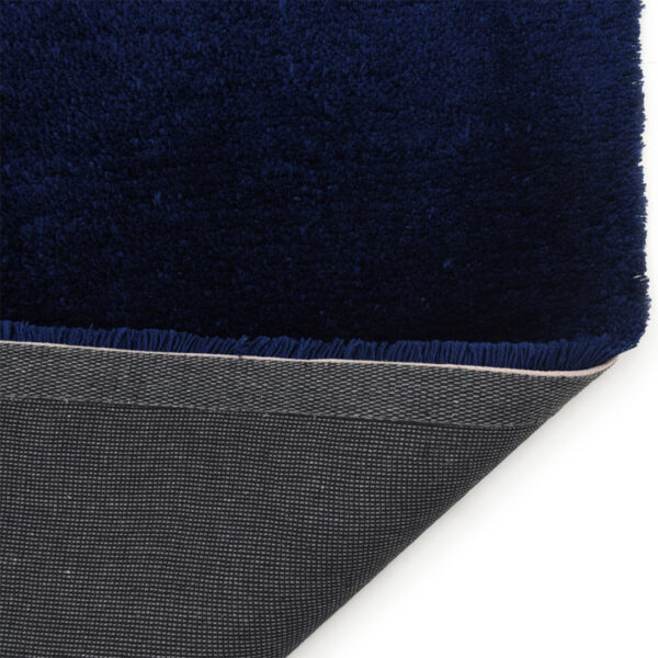 Modern Fluffy Microfiber Shaggy Rugs Blue Color