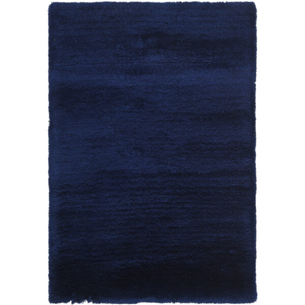 Modern Fluffy Microfiber Shaggy Rugs Blue Color