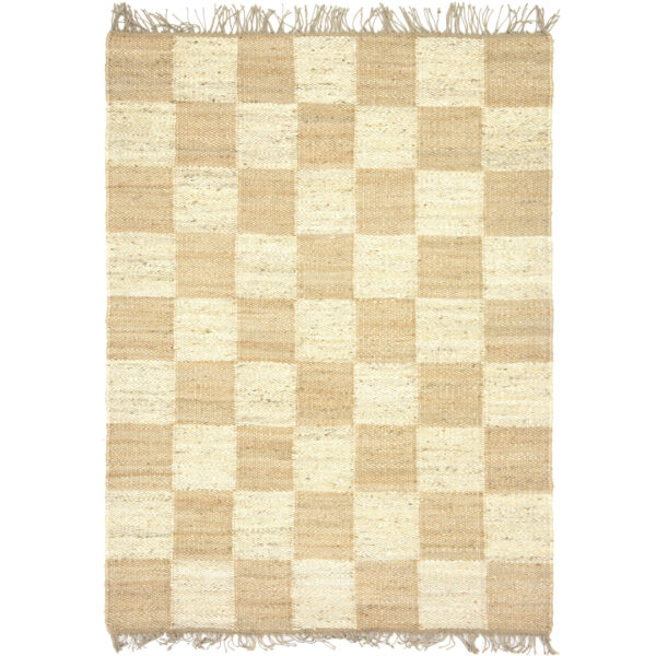 Chess Natural Bleach Jute Carpet
