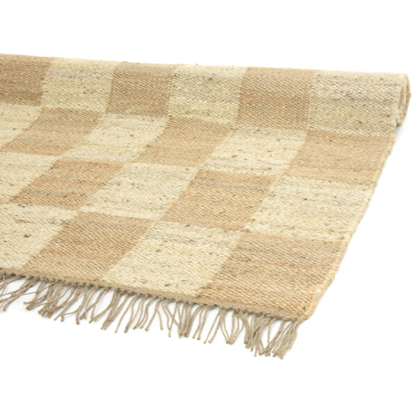 Chess Natural Bleach Jute Carpet