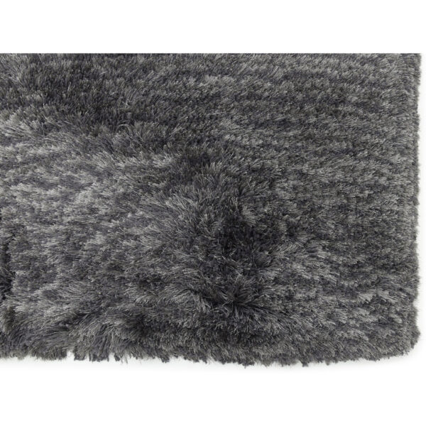 Modern Fluffy Microfiber Shaggy Rugs Grey Color