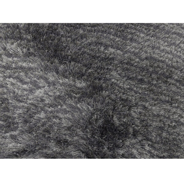 Modern Fluffy Microfiber Shaggy Rugs Grey Color