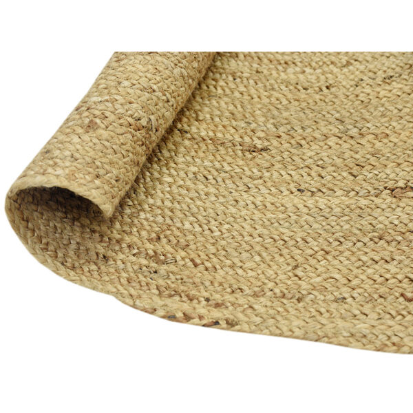 Lt Brown Round Jute Rugs for Living Room