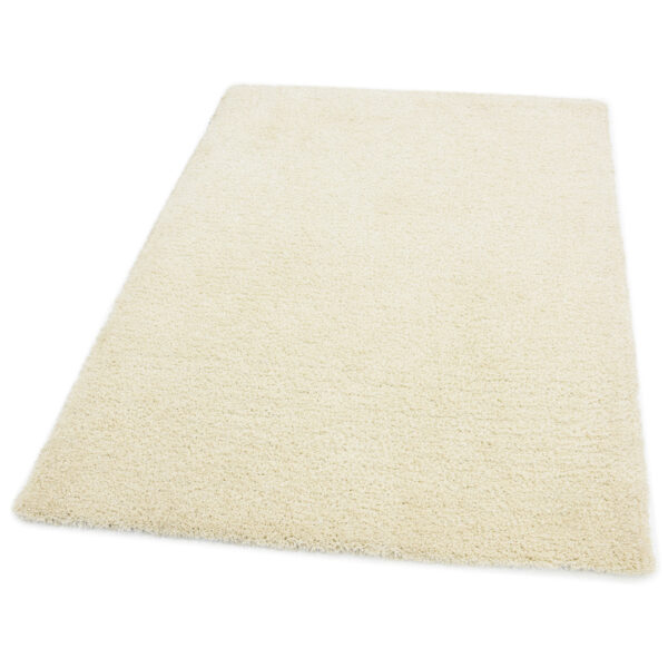 Modern Fluffy Microfiber Shaggy Rugs Ivory Color