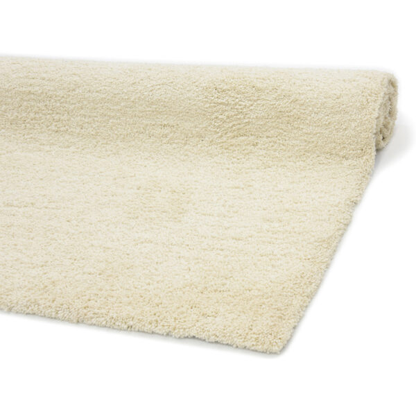 Modern Fluffy Microfiber Shaggy Rugs Ivory Color