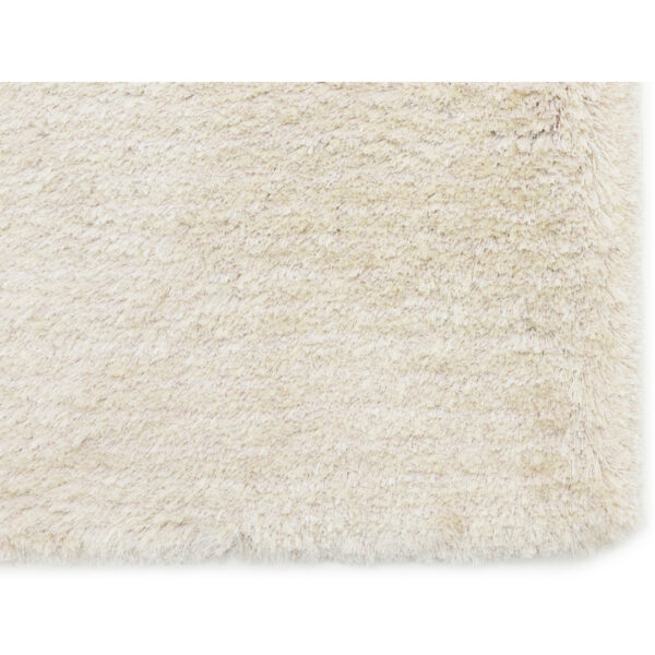 Modern Fluffy Microfiber Shaggy Rugs Off White Color