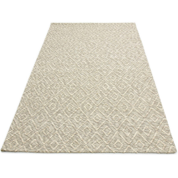 Modern Jaquard Woolen Beige Carpet