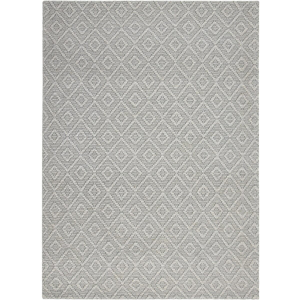 Modern Jaquard Woolen Grey Carpet