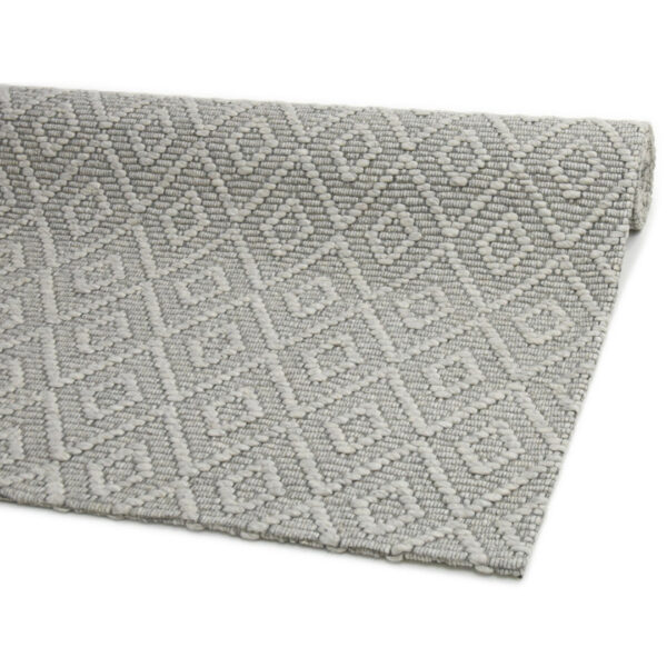 Modern Jaquard Woolen Grey Carpet